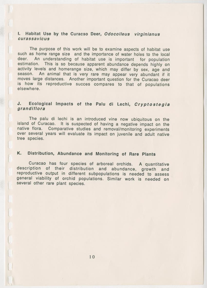 Z Research at the Carmabi Foundation - New Page