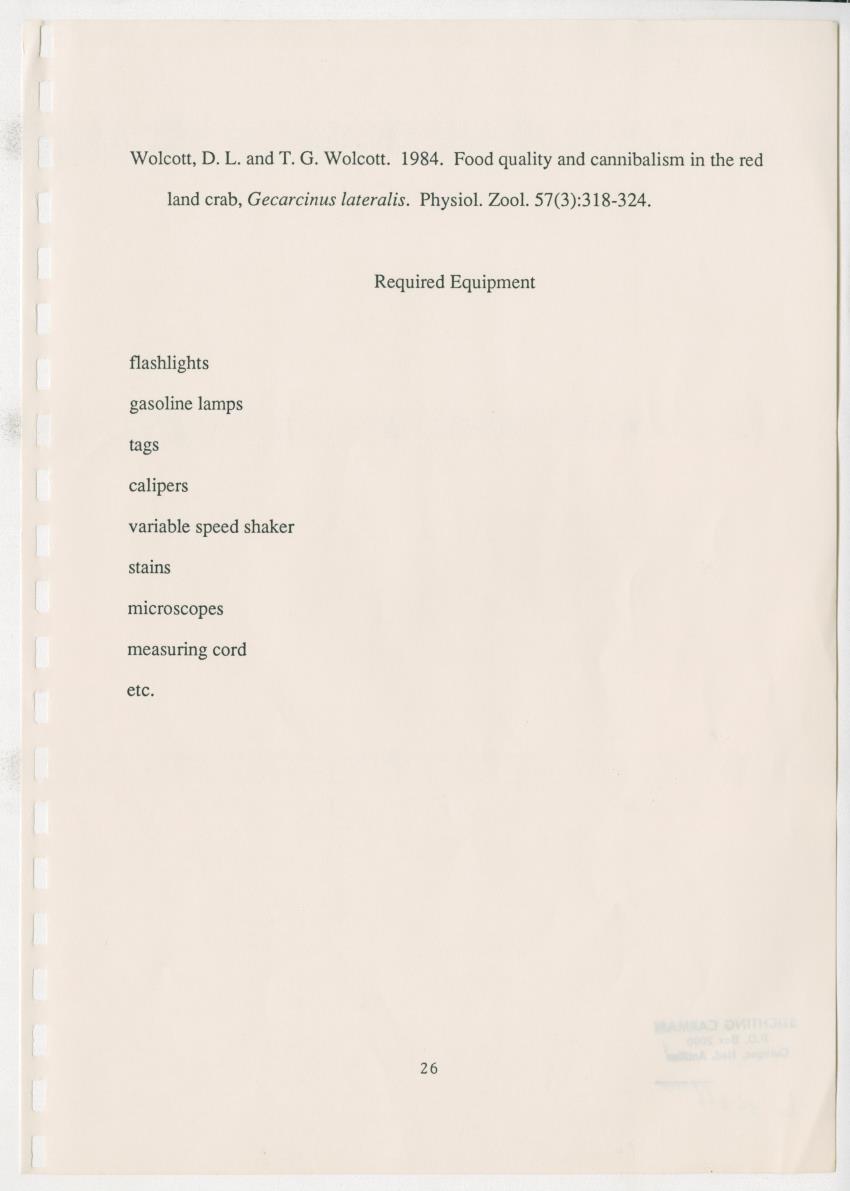 Z Research at the Carmabi Foundation - New Page