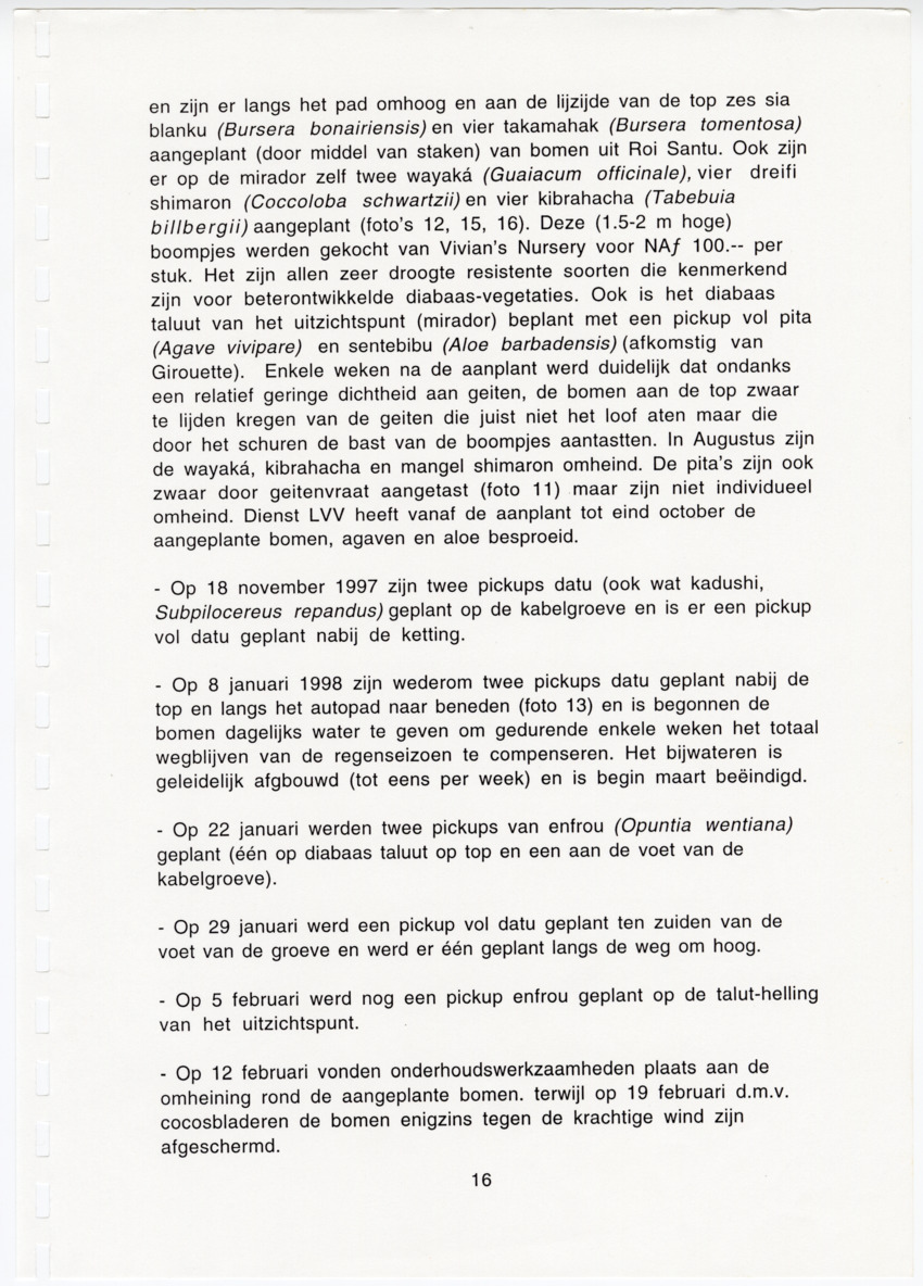 Z Uitgangspunten voor het Beheer van Conserveringsgebied Midden-Seinpost, Roi Santu, Curacao - New Page