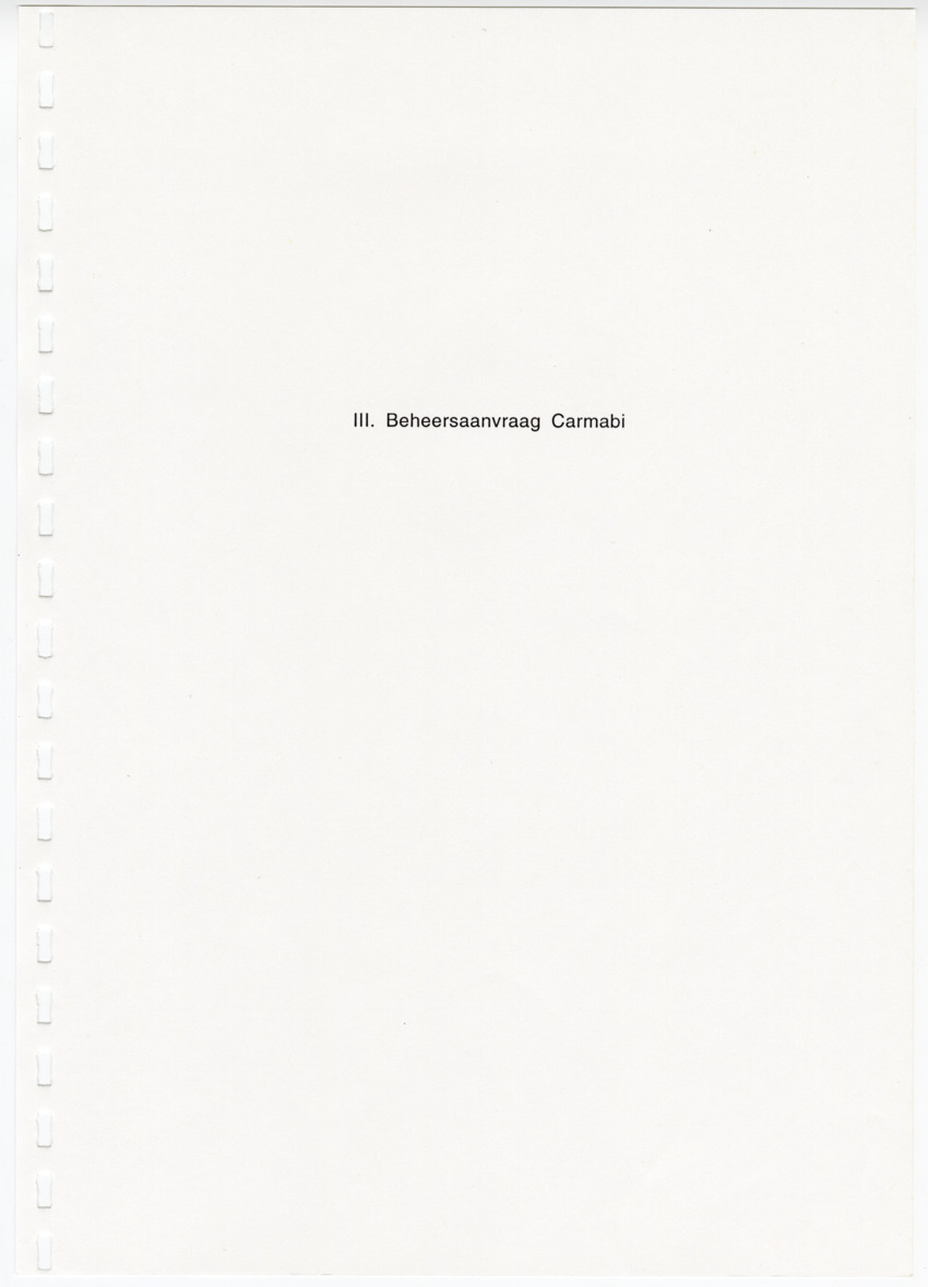 Z Uitgangspunten voor het Beheer van Conserveringsgebied Midden-Seinpost, Roi Santu, Curacao - New Page