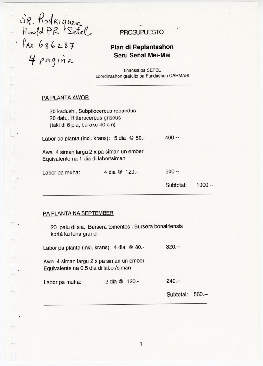 Z Uitgangspunten voor het Beheer van Conserveringsgebied Midden-Seinpost, Roi Santu, Curacao - New Page
