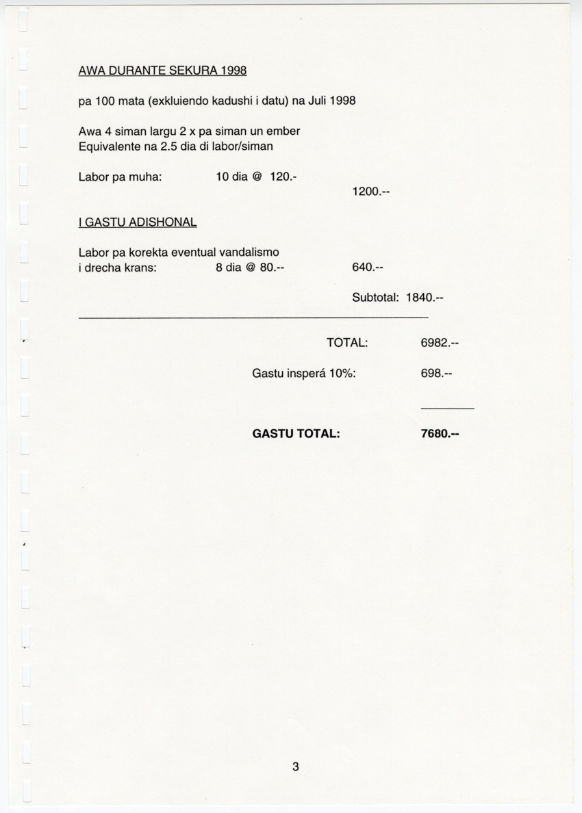 Z Uitgangspunten voor het Beheer van Conserveringsgebied Midden-Seinpost, Roi Santu, Curacao - New Page