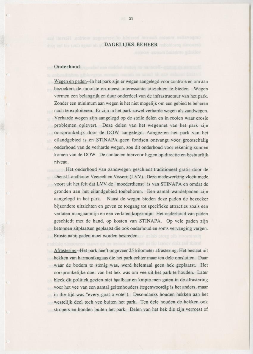 Z Uitgangspunten voor Beheer van het Christoffelpark, Curacao - New Page