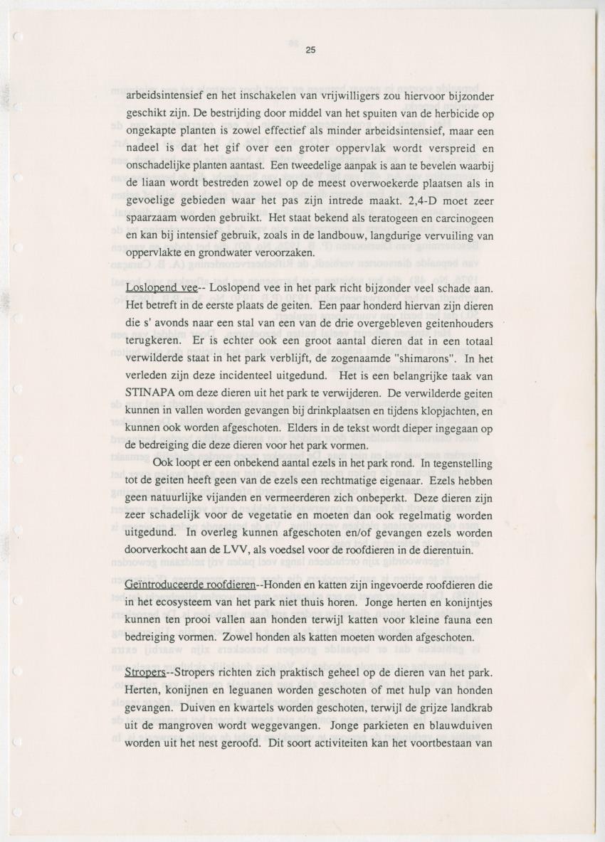 Z Uitgangspunten voor Beheer van het Christoffelpark, Curacao - New Page