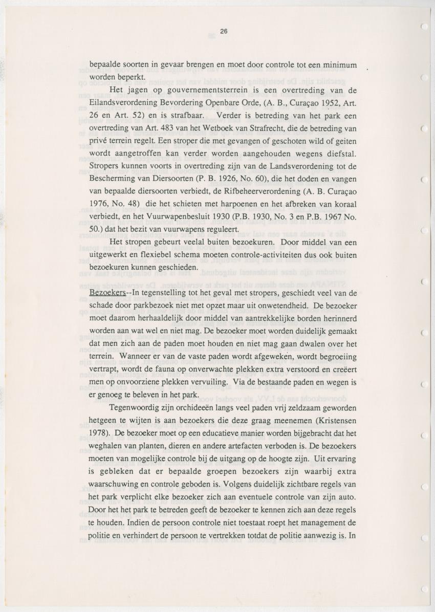 Z Uitgangspunten voor Beheer van het Christoffelpark, Curacao - New Page