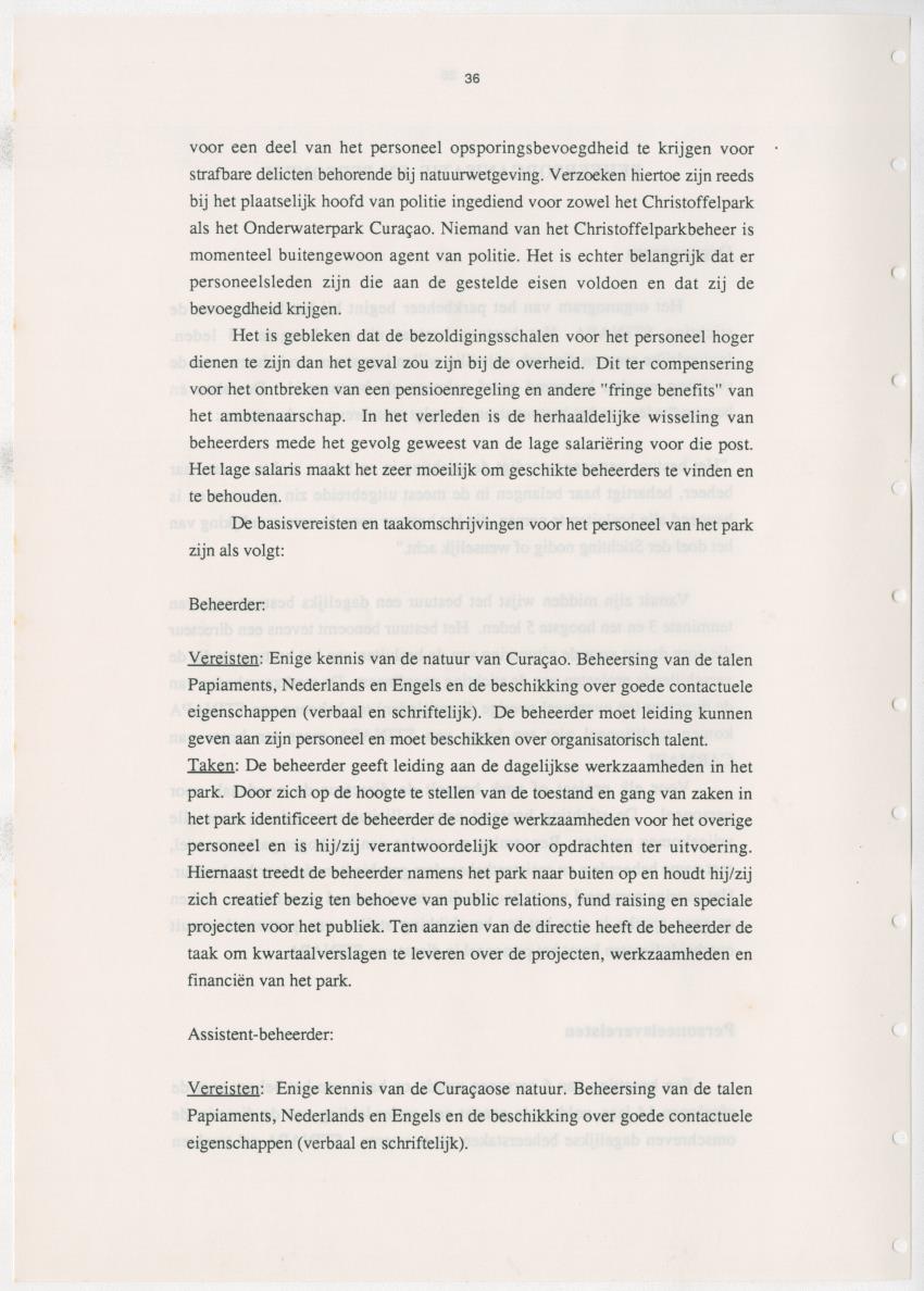 Z Uitgangspunten voor Beheer van het Christoffelpark, Curacao - New Page