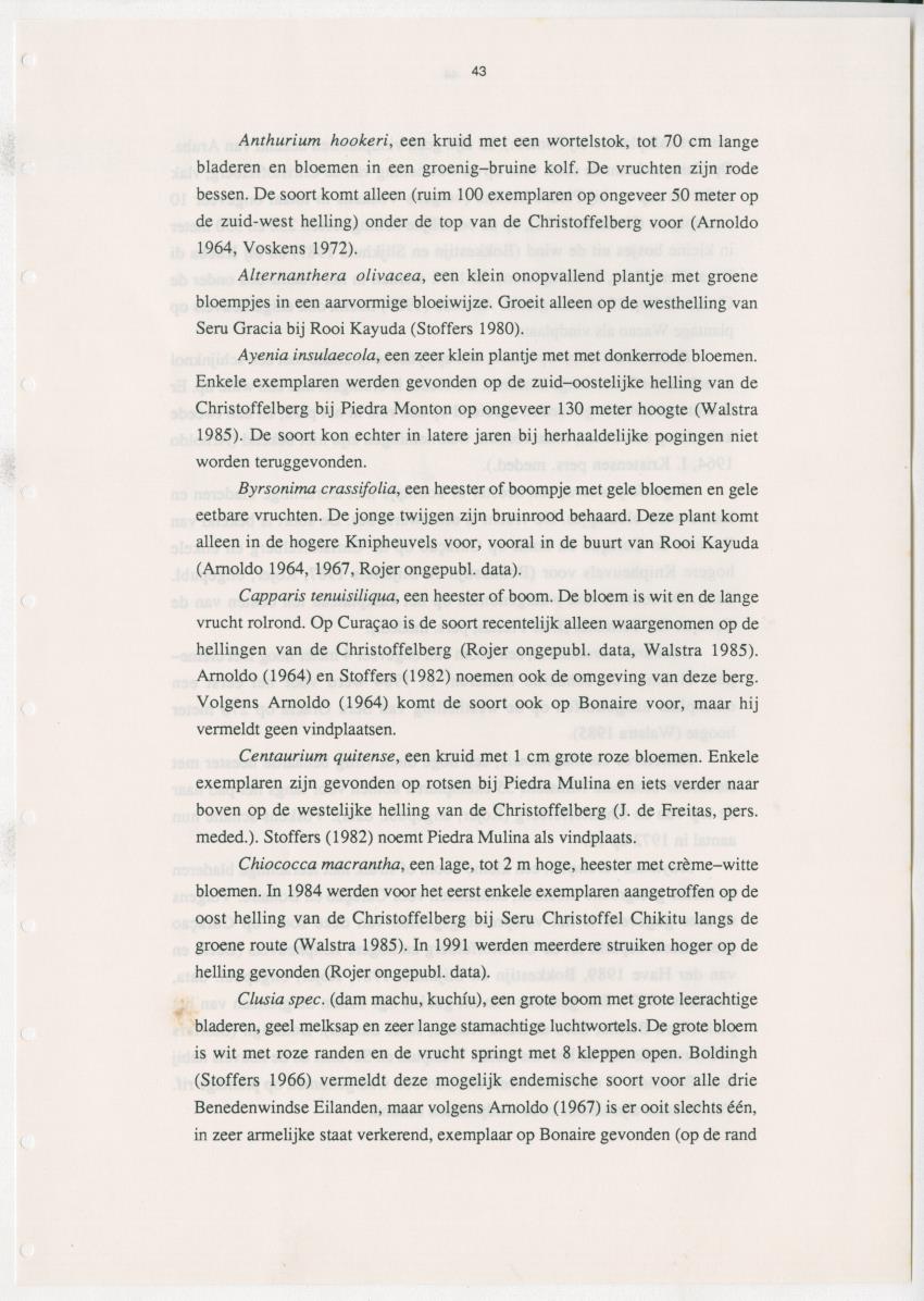 Z Uitgangspunten voor Beheer van het Christoffelpark, Curacao - New Page