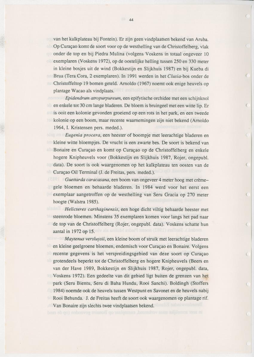 Z Uitgangspunten voor Beheer van het Christoffelpark, Curacao - New Page