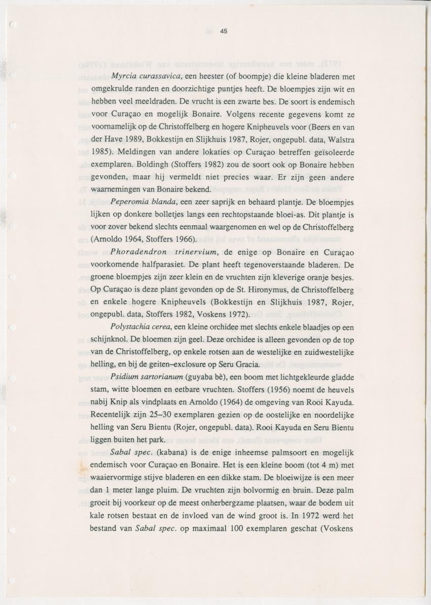 Z Uitgangspunten voor Beheer van het Christoffelpark, Curacao - New Page