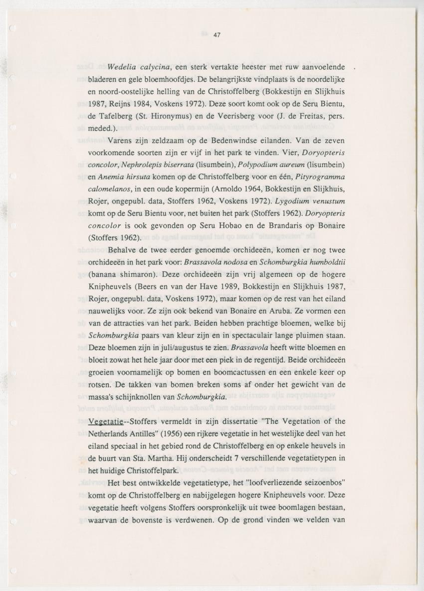 Z Uitgangspunten voor Beheer van het Christoffelpark, Curacao - New Page