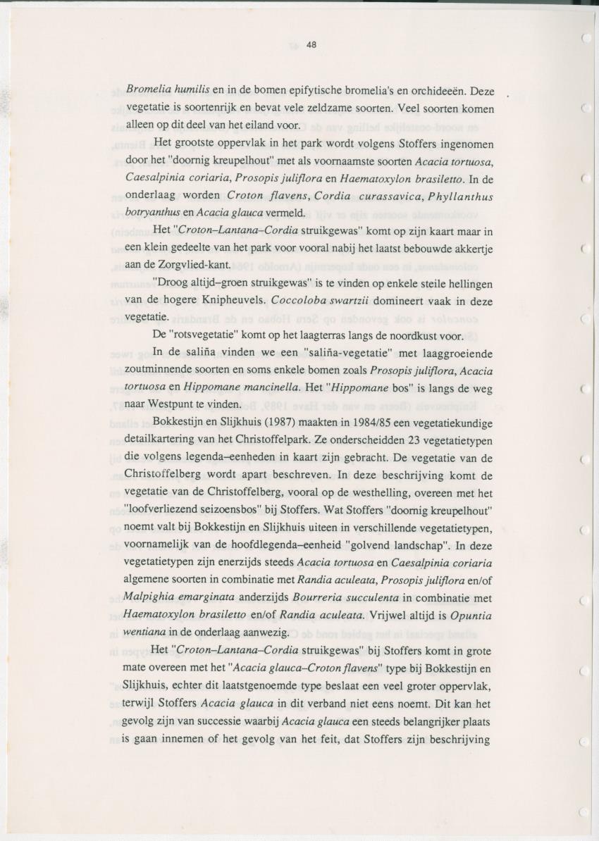 Z Uitgangspunten voor Beheer van het Christoffelpark, Curacao - New Page