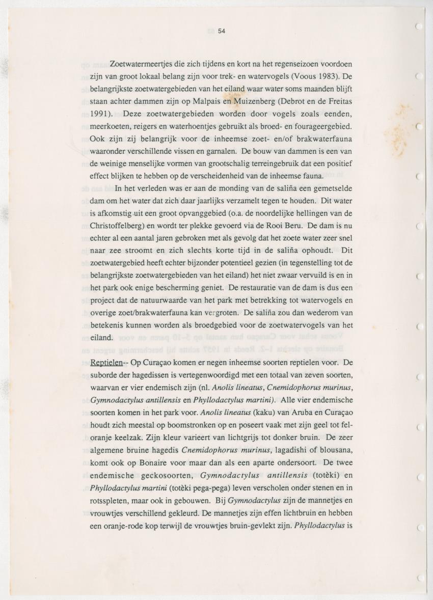 Z Uitgangspunten voor Beheer van het Christoffelpark, Curacao - New Page