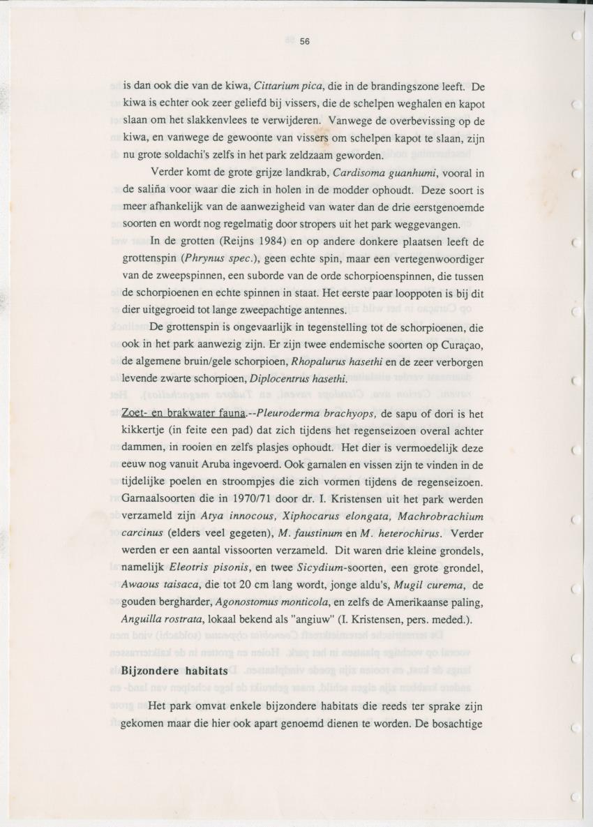 Z Uitgangspunten voor Beheer van het Christoffelpark, Curacao - New Page