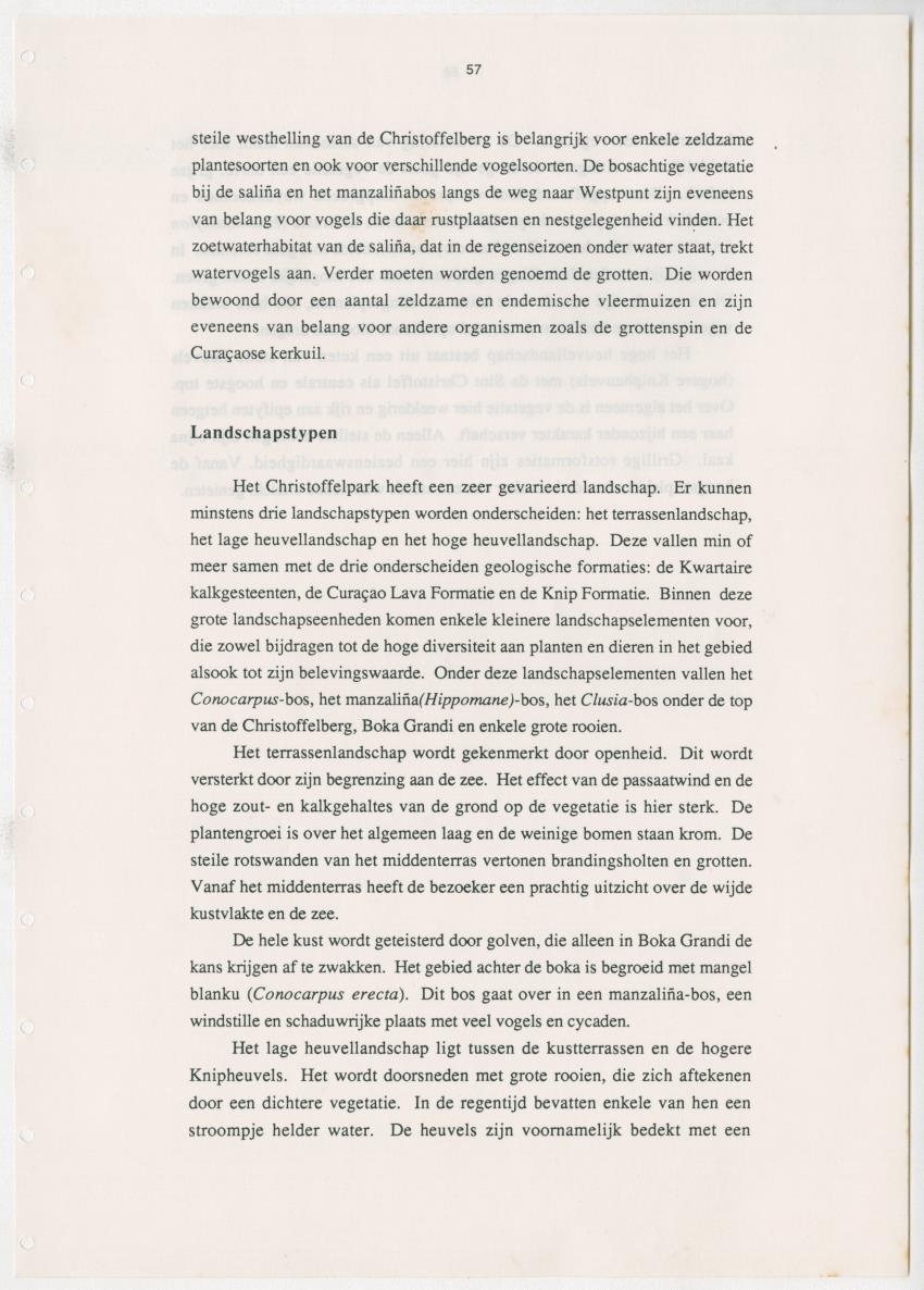 Z Uitgangspunten voor Beheer van het Christoffelpark, Curacao - New Page