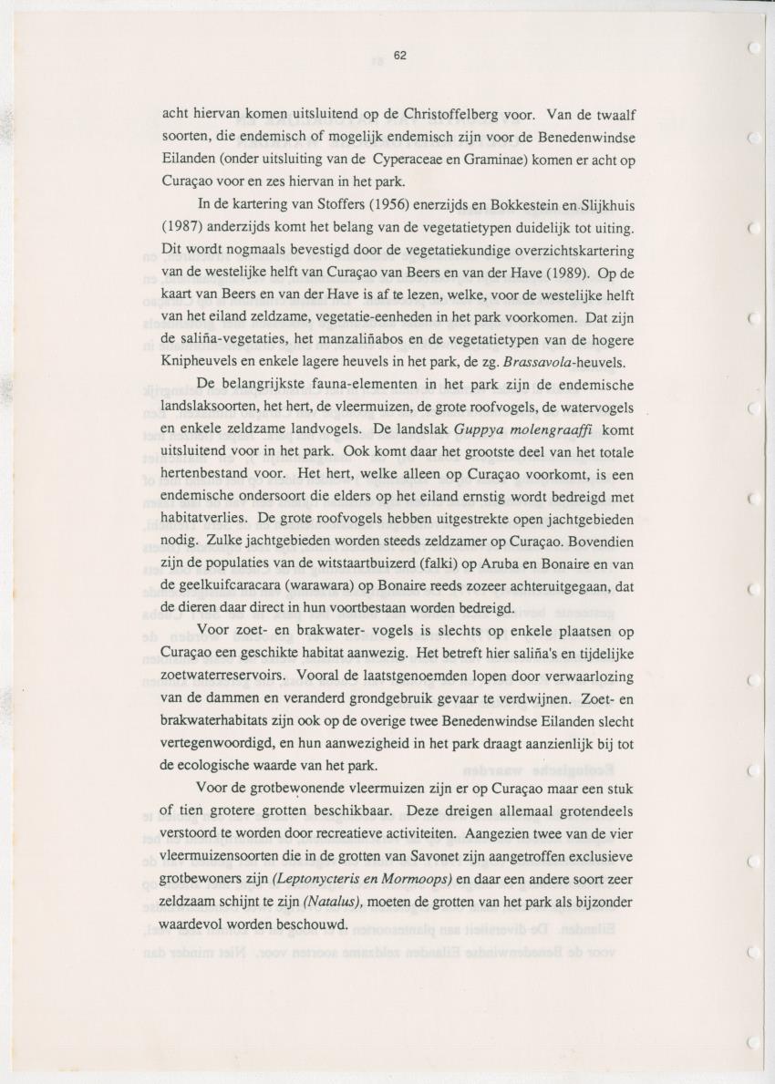 Z Uitgangspunten voor Beheer van het Christoffelpark, Curacao - New Page
