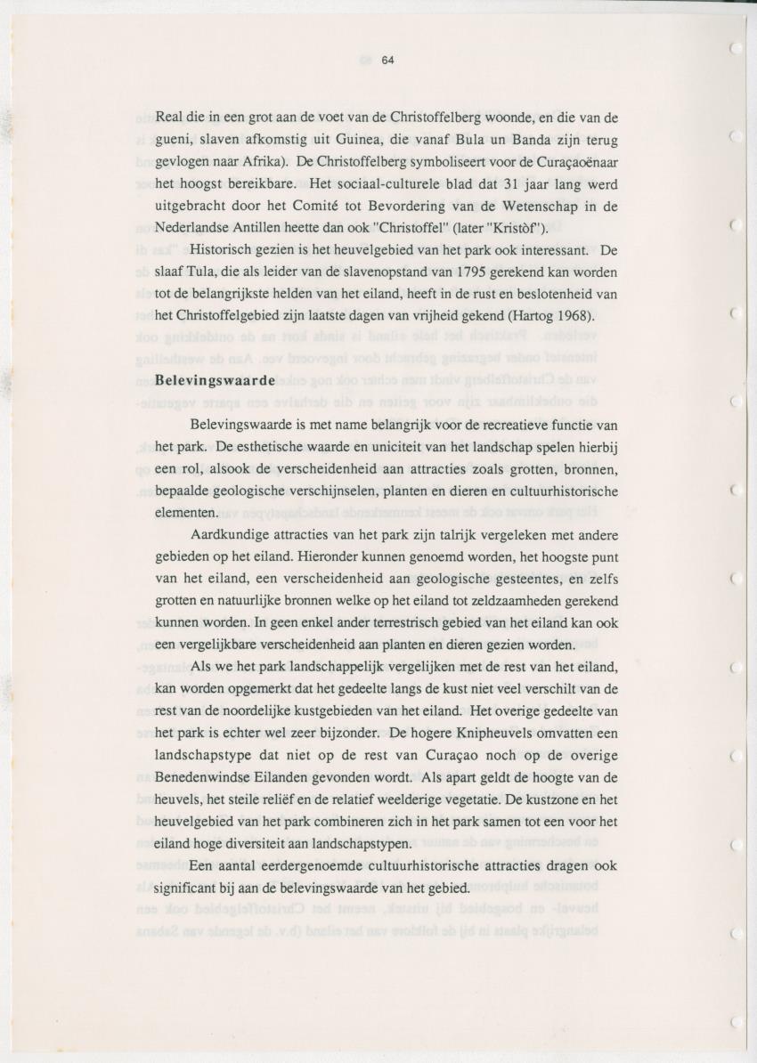 Z Uitgangspunten voor Beheer van het Christoffelpark, Curacao - New Page
