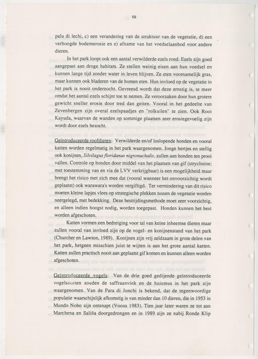 Z Uitgangspunten voor Beheer van het Christoffelpark, Curacao - New Page