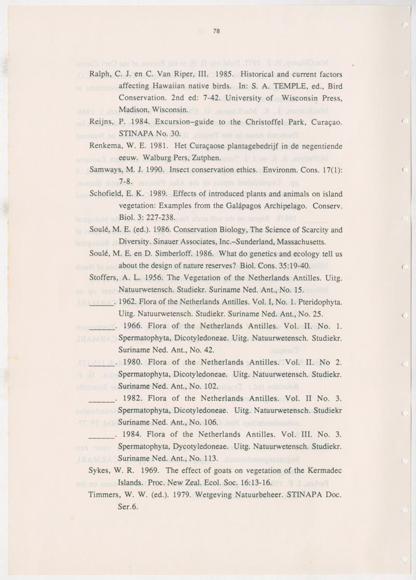 Z Uitgangspunten voor Beheer van het Christoffelpark, Curacao - New Page