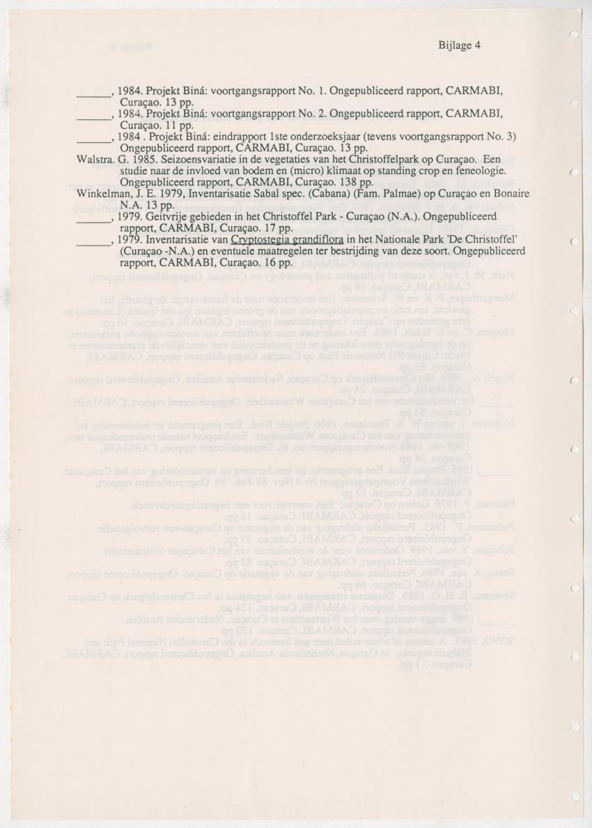 Z Uitgangspunten voor Beheer van het Christoffelpark, Curacao - New Page