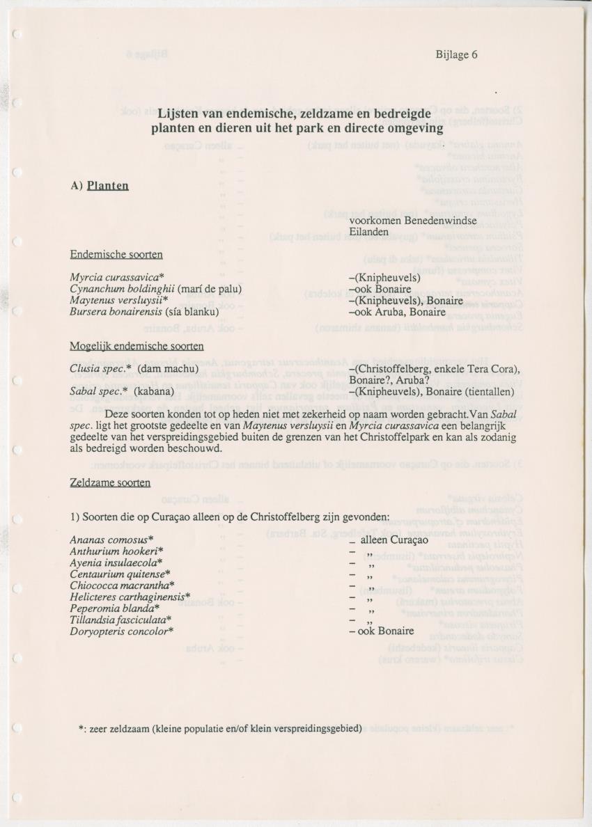 Z Uitgangspunten voor Beheer van het Christoffelpark, Curacao - New Page