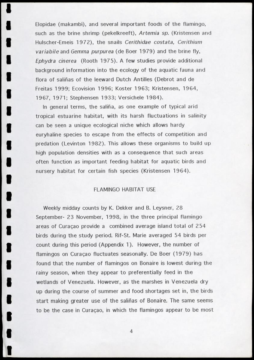 A Conservation Assessment of an Open Connection between the Salina of Rif-St.Marie and the Sea - New Page