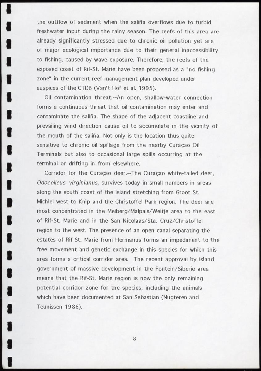 A Conservation Assessment of an Open Connection between the Salina of Rif-St.Marie and the Sea - New Page