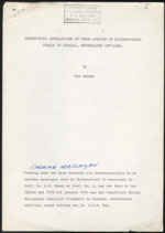 Competitive Interactions in Three Species of Scleractinian Corals in Curacao, Netherlands Antilles