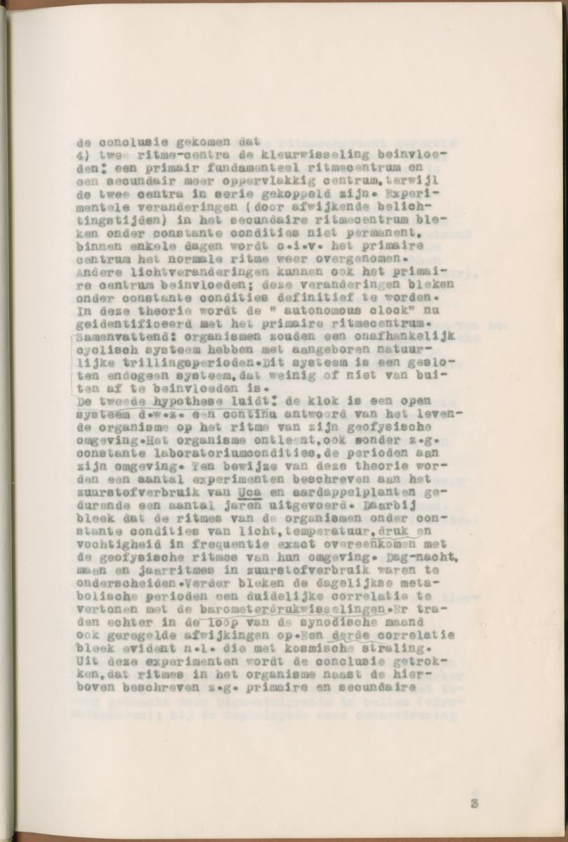 Z Verslag van een onderzoek naar ritme en endocriene regulatie van de kleurveranderingen bij de wenkkrab, Uca rapax - New Page