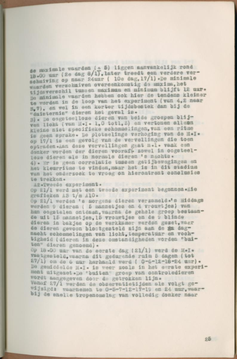 Z Verslag van een onderzoek naar ritme en endocriene regulatie van de kleurveranderingen bij de wenkkrab, Uca rapax - New Page
