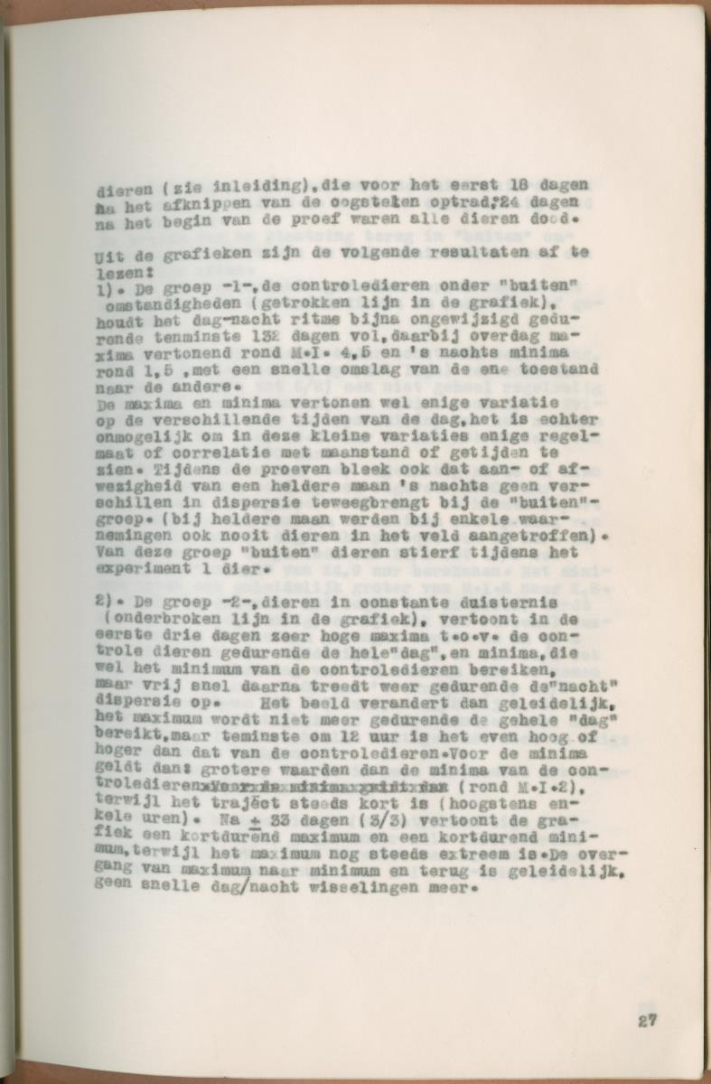 Z Verslag van een onderzoek naar ritme en endocriene regulatie van de kleurveranderingen bij de wenkkrab, Uca rapax - New Page