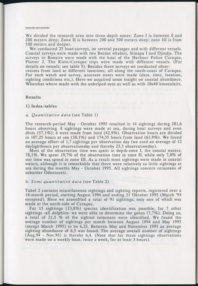 Z On the Occurence of Cetaceans in the Southern Carribean Sea - New Page