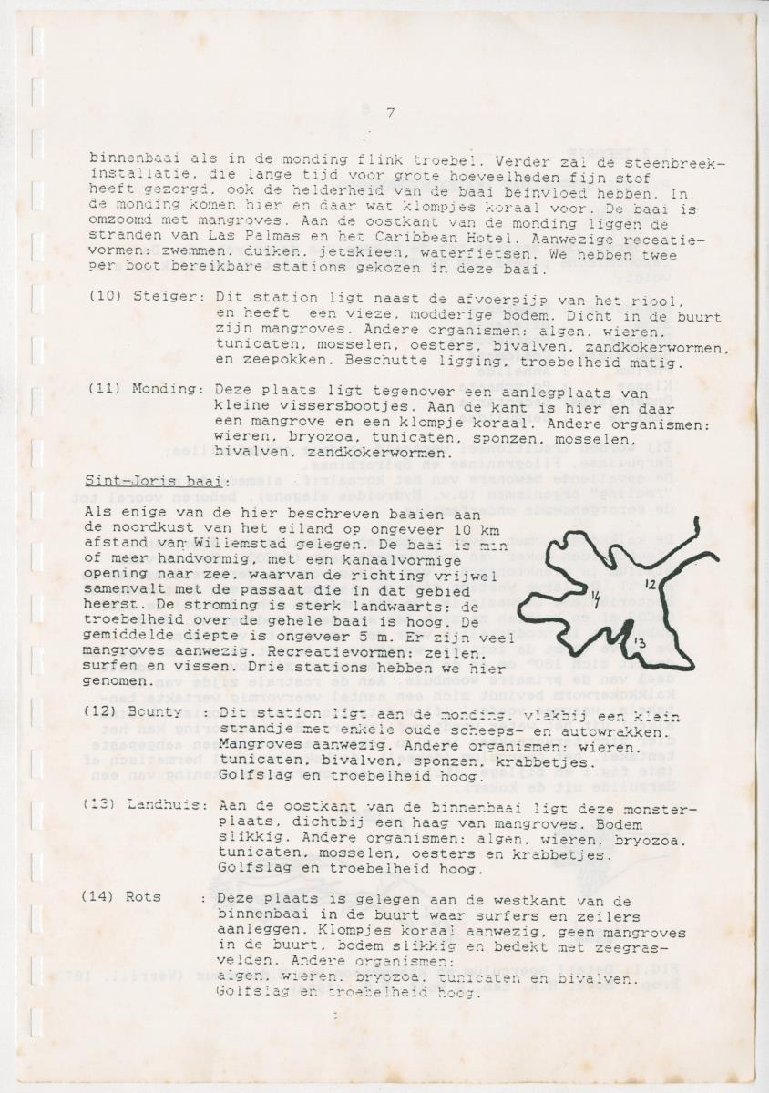 Z Een onderzoek naar de waterkwaliteit van enkele baaien van Curacao op basis van biologische en abiotische parameters - New Page