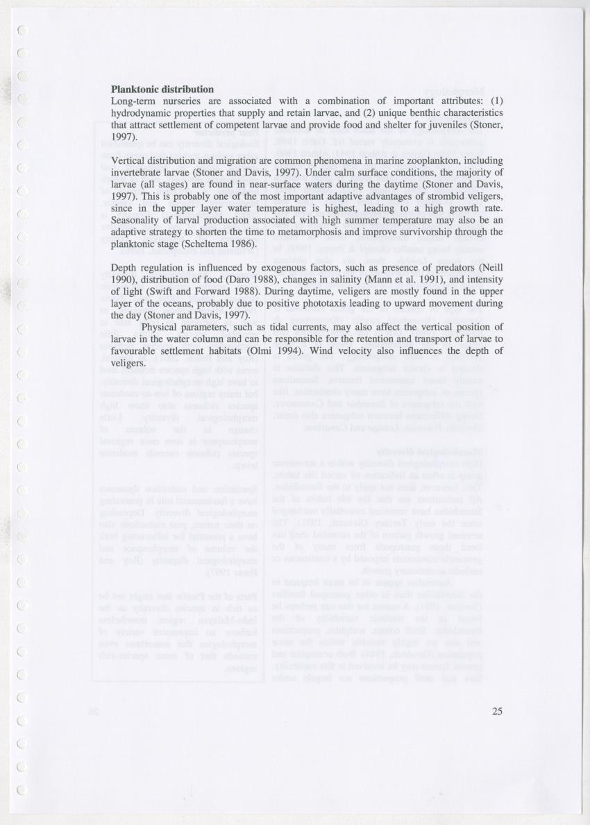 Z Ecology of Epitoniidae and Strombidae - New Page