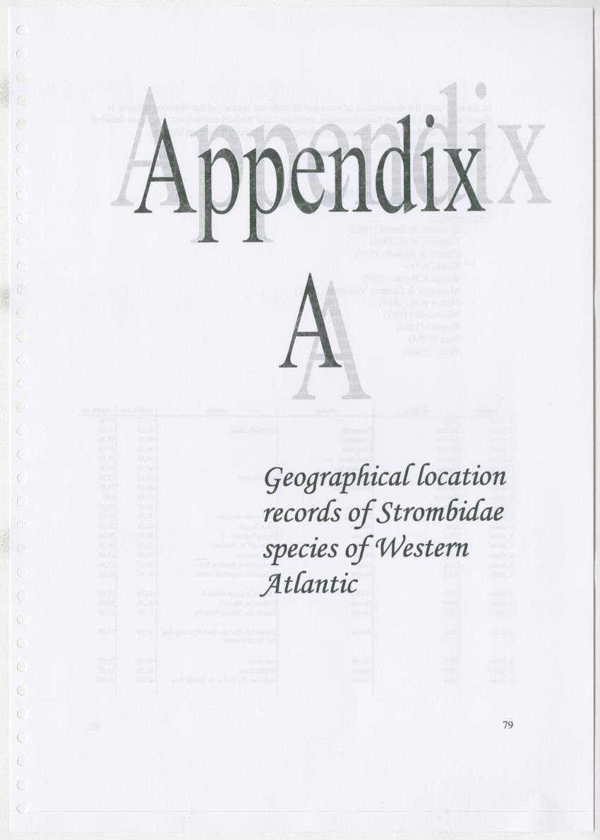 Z Ecology of Epitoniidae and Strombidae - New Page
