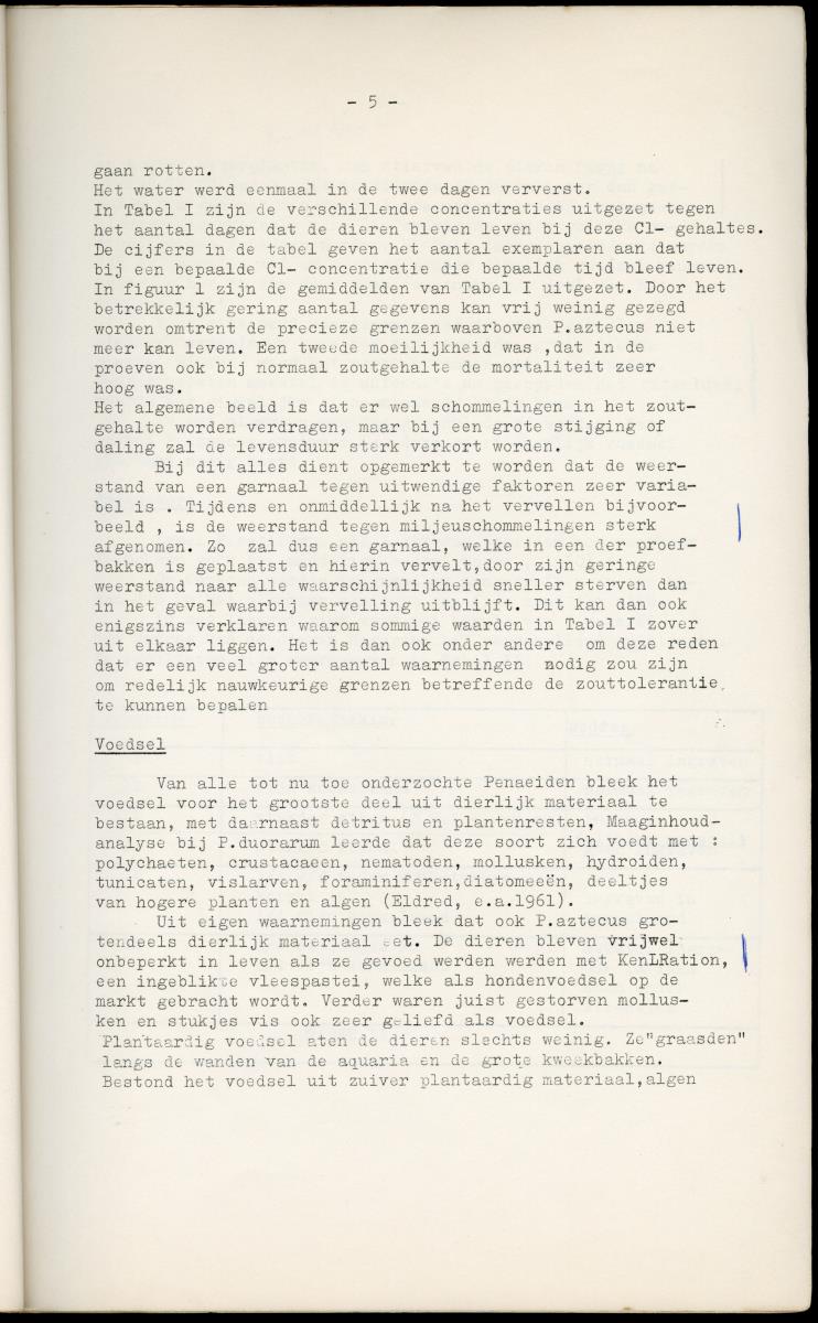 Z Garnalen kweken in oude zoutpannen - Verslag van een onderzoek naar de levenseisen van Penaeus aztecus Ives - New Page