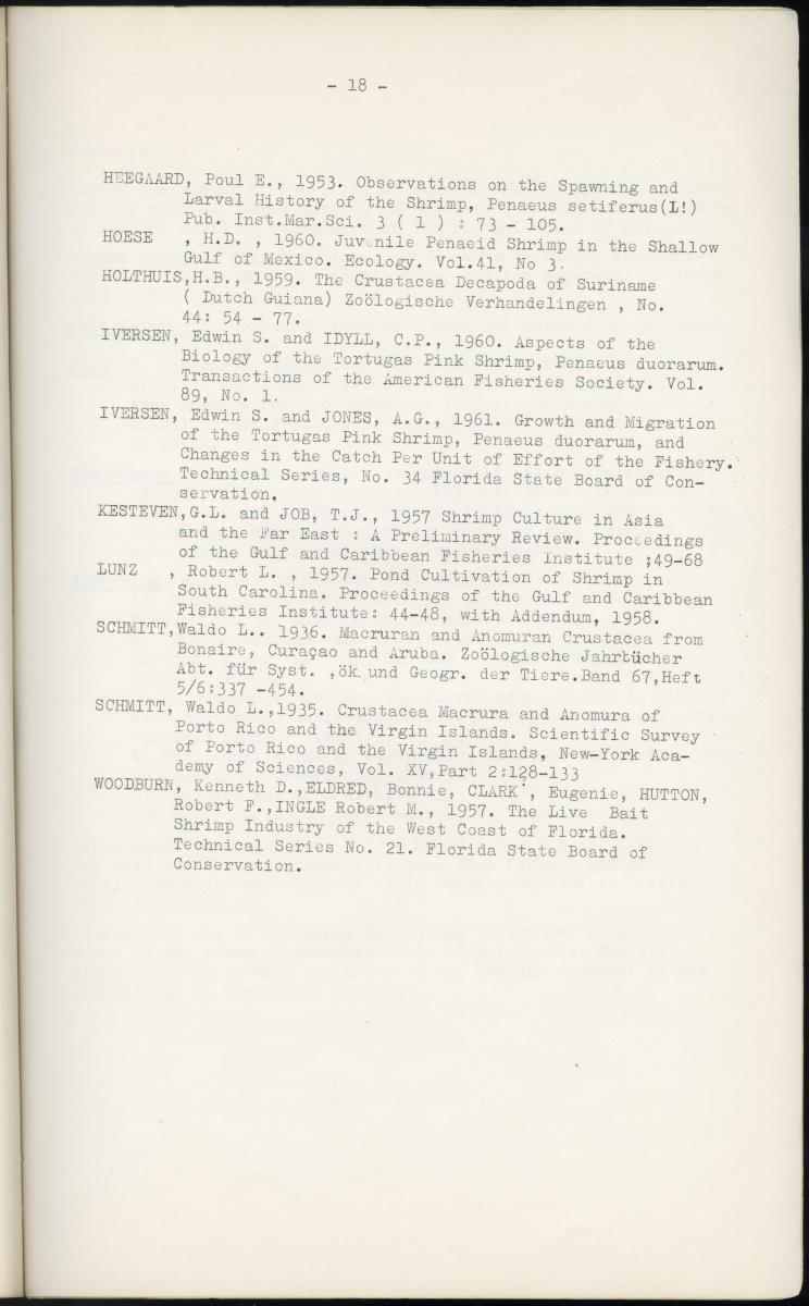 Z Garnalen kweken in oude zoutpannen - Verslag van een onderzoek naar de levenseisen van Penaeus aztecus Ives - New Page