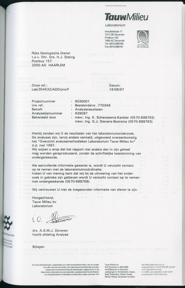 Geochemische Inventory report van enkele baaien op Curacao - New Page