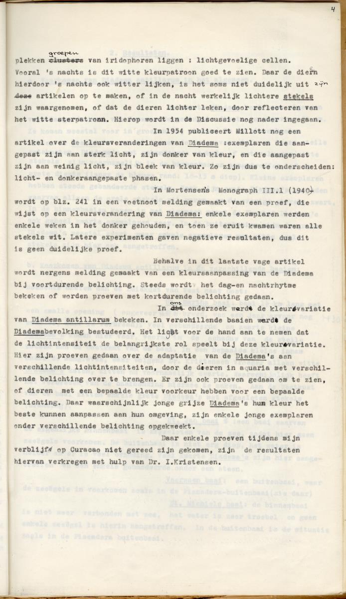 Z Een studie over de morfologische variabiliteit van enkele regulaire zeeegels in verband met milieufactoren (Diadema & Echinometra) - New Page