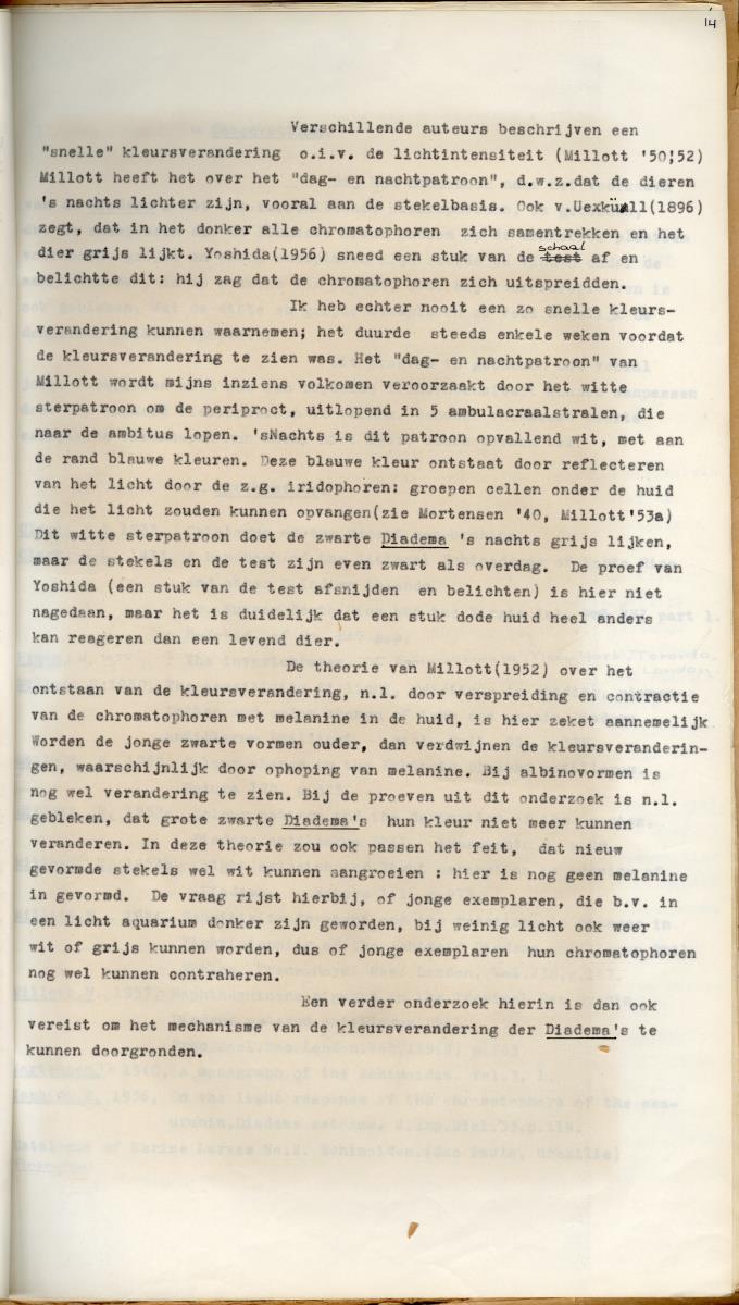 Z Een studie over de morfologische variabiliteit van enkele regulaire zeeegels in verband met milieufactoren (Diadema & Echinometra) - New Page