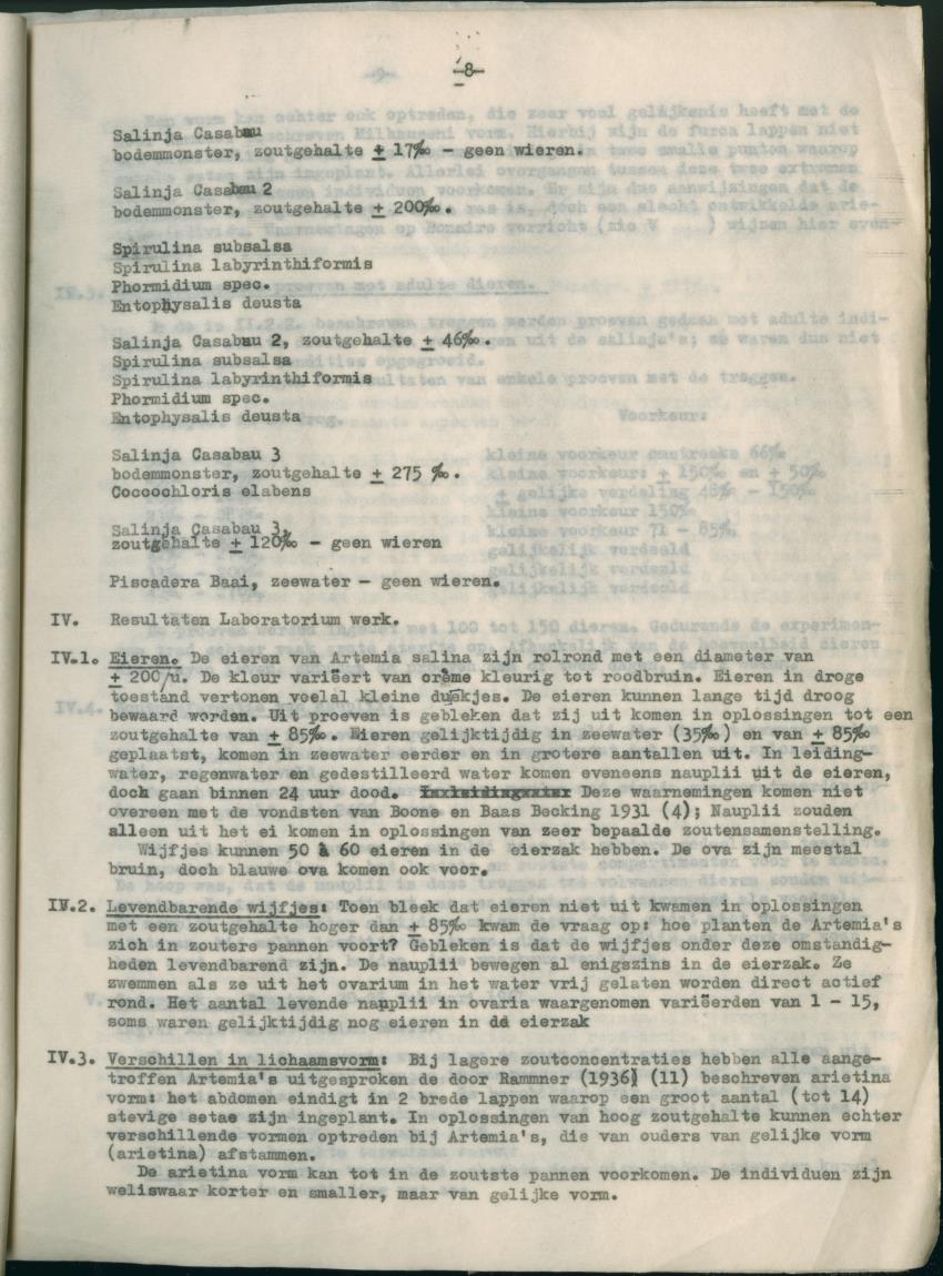 Z Verslag van het onderzoek naar de ecologie van Artemia salina op Curacao en Bonaire - New Page