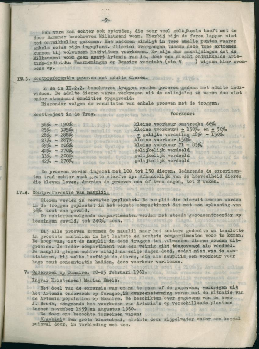Z Verslag van het onderzoek naar de ecologie van Artemia salina op Curacao en Bonaire - New Page