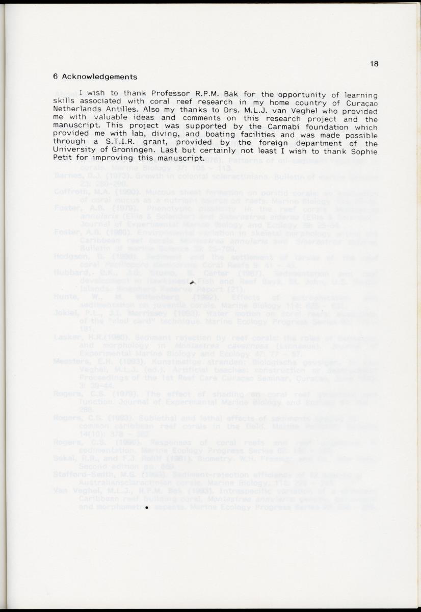 Z Differences in sediment rejection between the Caribbean Montastrea annularis morphotypes; 'Bumpy', "Massive' and 'Columnar' on a micro-morphological scale - New Page