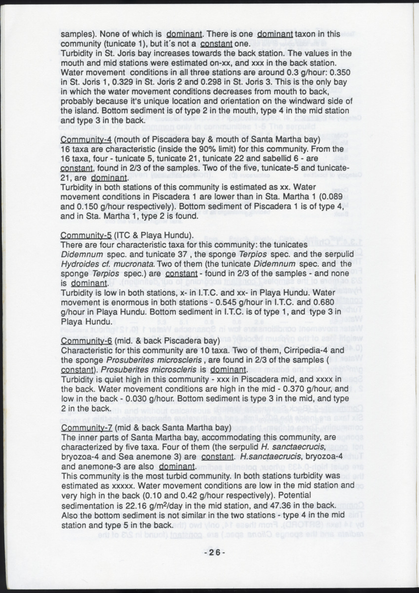 Z "I. Cryptic communities of sublittoral hard substrate in relation to abiotic parameters at some inner bays of Curacao  II. The effect of suspended sediment on two species of serpulid tube-worms" - New Page