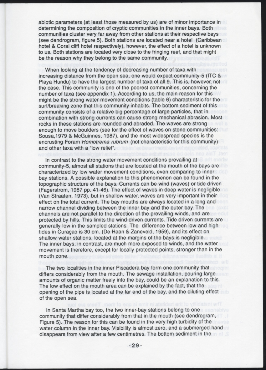 Z "I. Cryptic communities of sublittoral hard substrate in relation to abiotic parameters at some inner bays of Curacao  II. The effect of suspended sediment on two species of serpulid tube-worms" - New Page