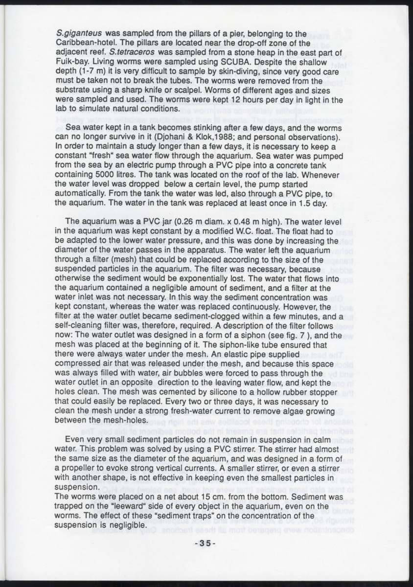Z "I. Cryptic communities of sublittoral hard substrate in relation to abiotic parameters at some inner bays of Curacao  II. The effect of suspended sediment on two species of serpulid tube-worms" - New Page