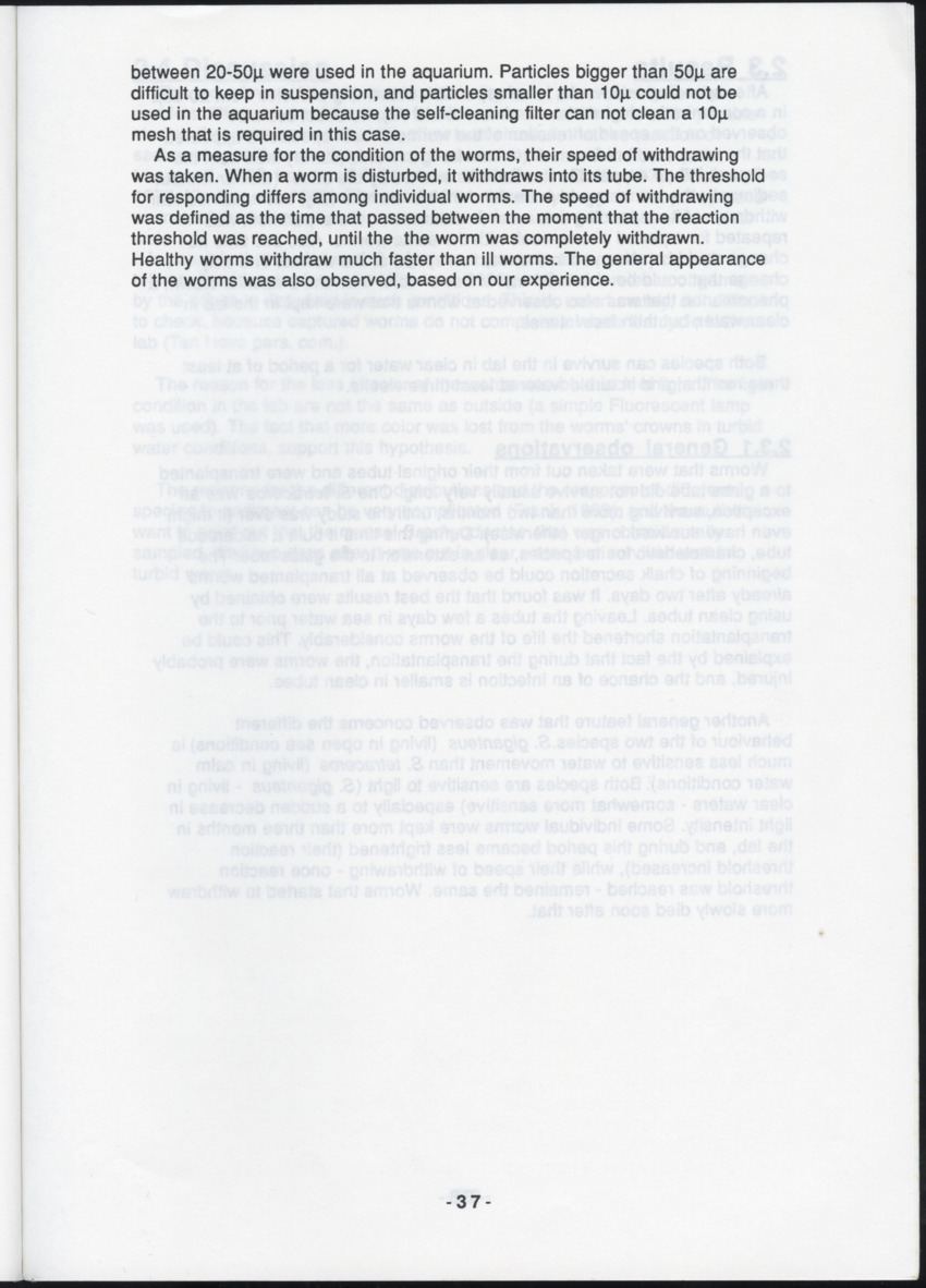 Z "I. Cryptic communities of sublittoral hard substrate in relation to abiotic parameters at some inner bays of Curacao  II. The effect of suspended sediment on two species of serpulid tube-worms" - New Page
