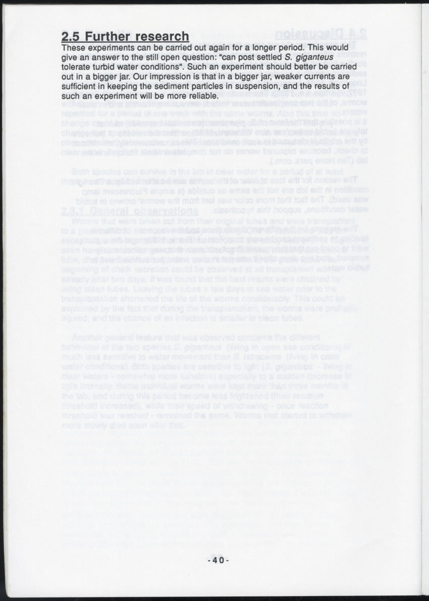 Z "I. Cryptic communities of sublittoral hard substrate in relation to abiotic parameters at some inner bays of Curacao  II. The effect of suspended sediment on two species of serpulid tube-worms" - New Page