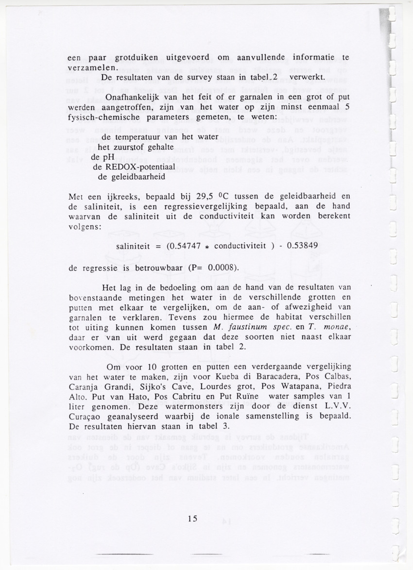 De zoetwatergarnalen van Bonaire - een survey en de mogelijkheden tot kweek - New Page
