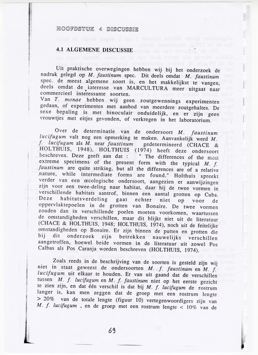 De zoetwatergarnalen van Bonaire - een survey en de mogelijkheden tot kweek - New Page