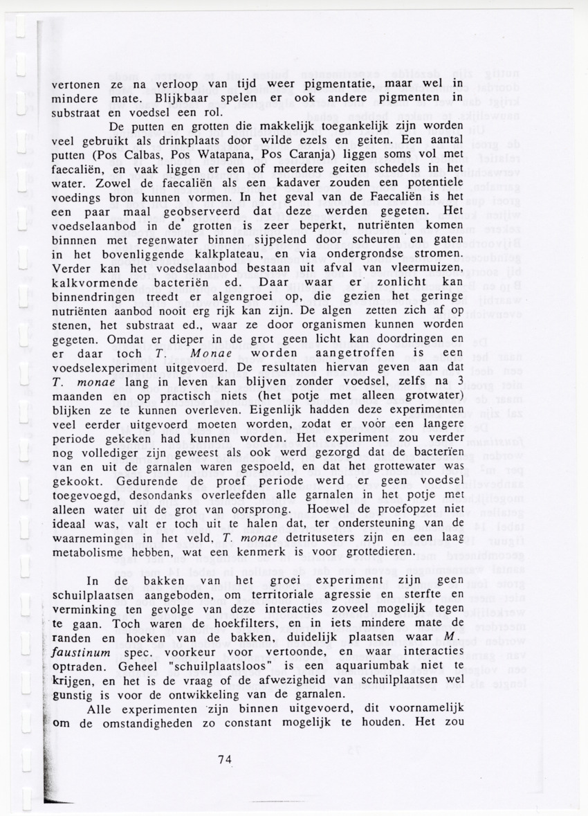 De zoetwatergarnalen van Bonaire - een survey en de mogelijkheden tot kweek - New Page